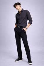 Men’s Satin Cotton Printed Shirt – Regular Fit
