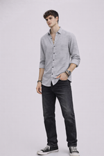 Urban Texture Cotton Regular Fit Shirt