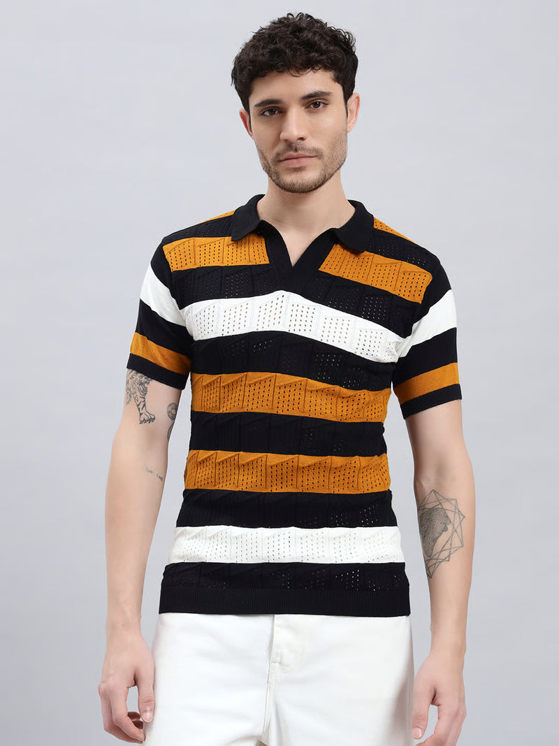 Men’s Cotton Knitted Half Sleeve T-Shirt