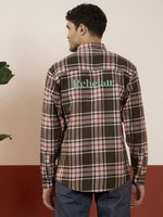 REBELAW Oversized Statement Shirt – Full Sleeve | Double Pocket | Back Print