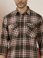 REBELAW Oversized Statement Shirt – Full Sleeve | Double Pocket | Back Print