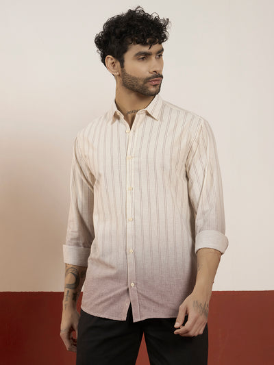 The Gradient Pinstripe Button-Down