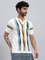 Men’s Short Sleeve Printed Polo Shirt