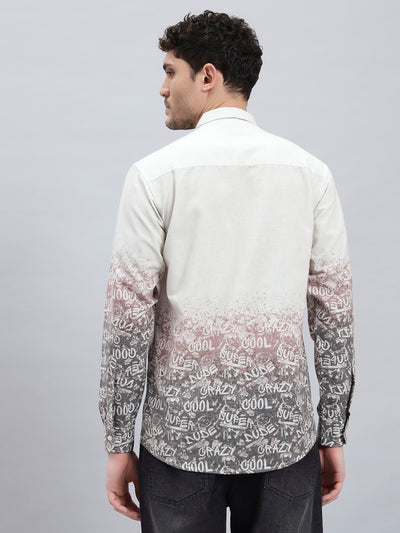 The Dusk Ombre Men’s Cotton Linen Full Sleeve Summer Shirt – Regular Fit