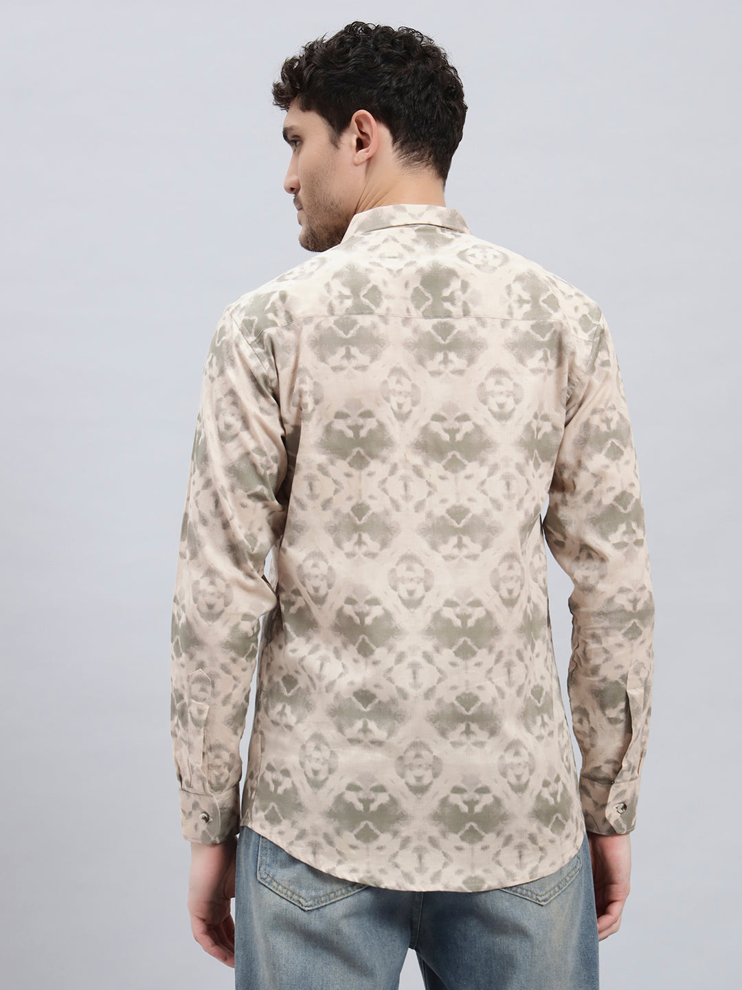 Men’s Cotton Printed Full Sleeve Summer Shirt – Regular Fit