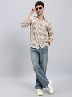 Men’s Cotton Printed Full Sleeve Summer Shirt – Regular Fit