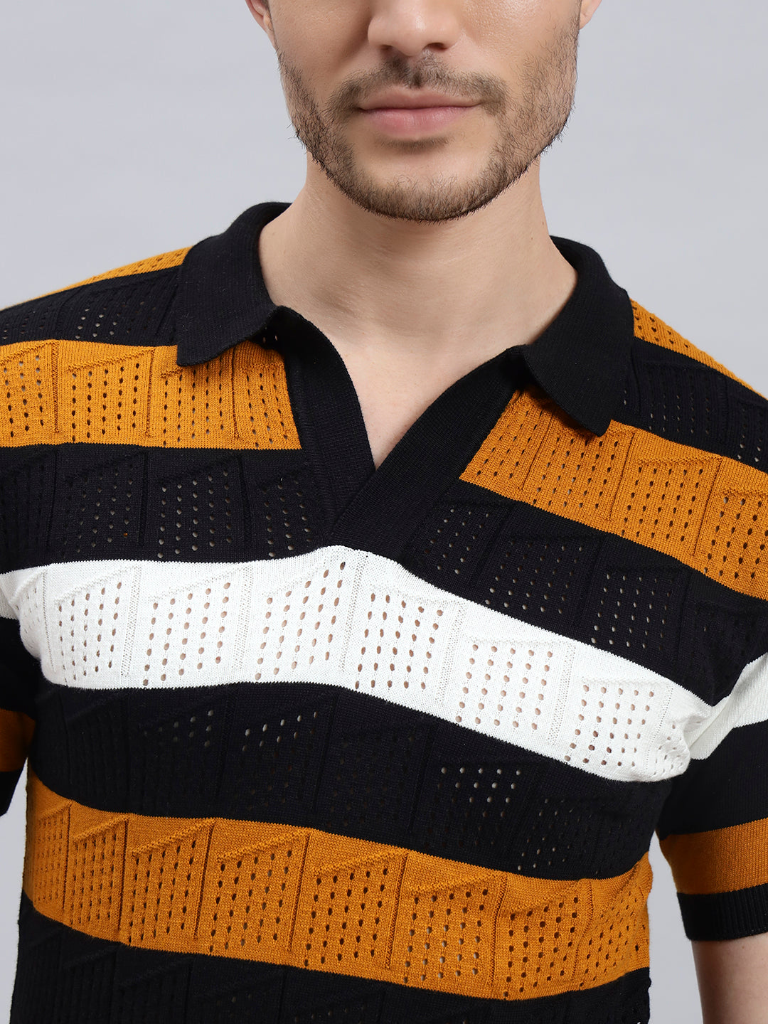 Men’s Cotton Knitted Half Sleeve T-Shirt