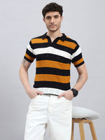 Men’s Cotton Knitted Half Sleeve T-Shirt