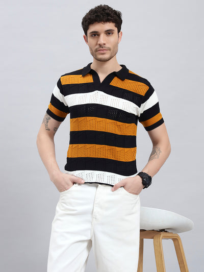 Men’s Cotton Knitted Half Sleeve T-Shirt