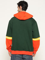 Men’s Colour Block Patch Hoodie – Full Sleeve