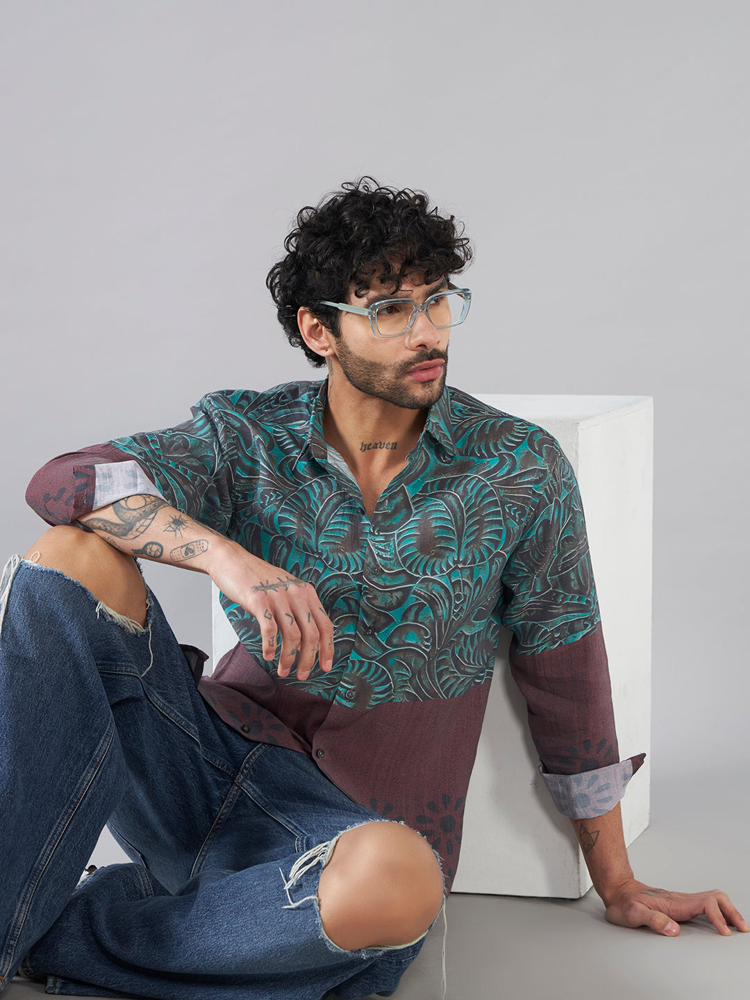 The Pattern Block Dual Print Shirt
