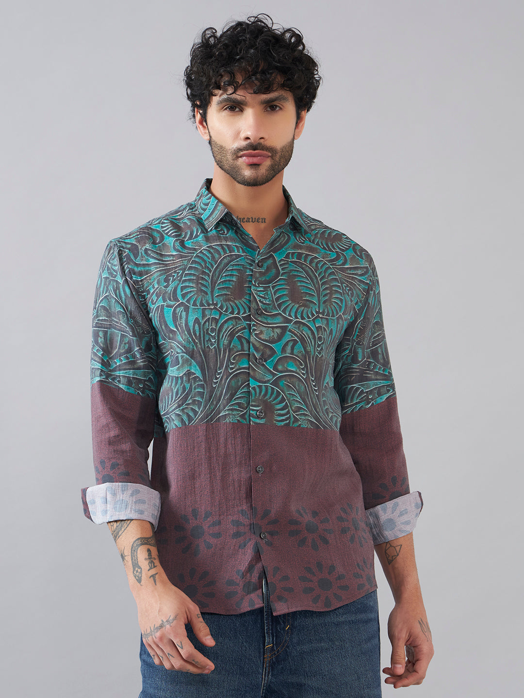 The Pattern Block Dual Print Shirt