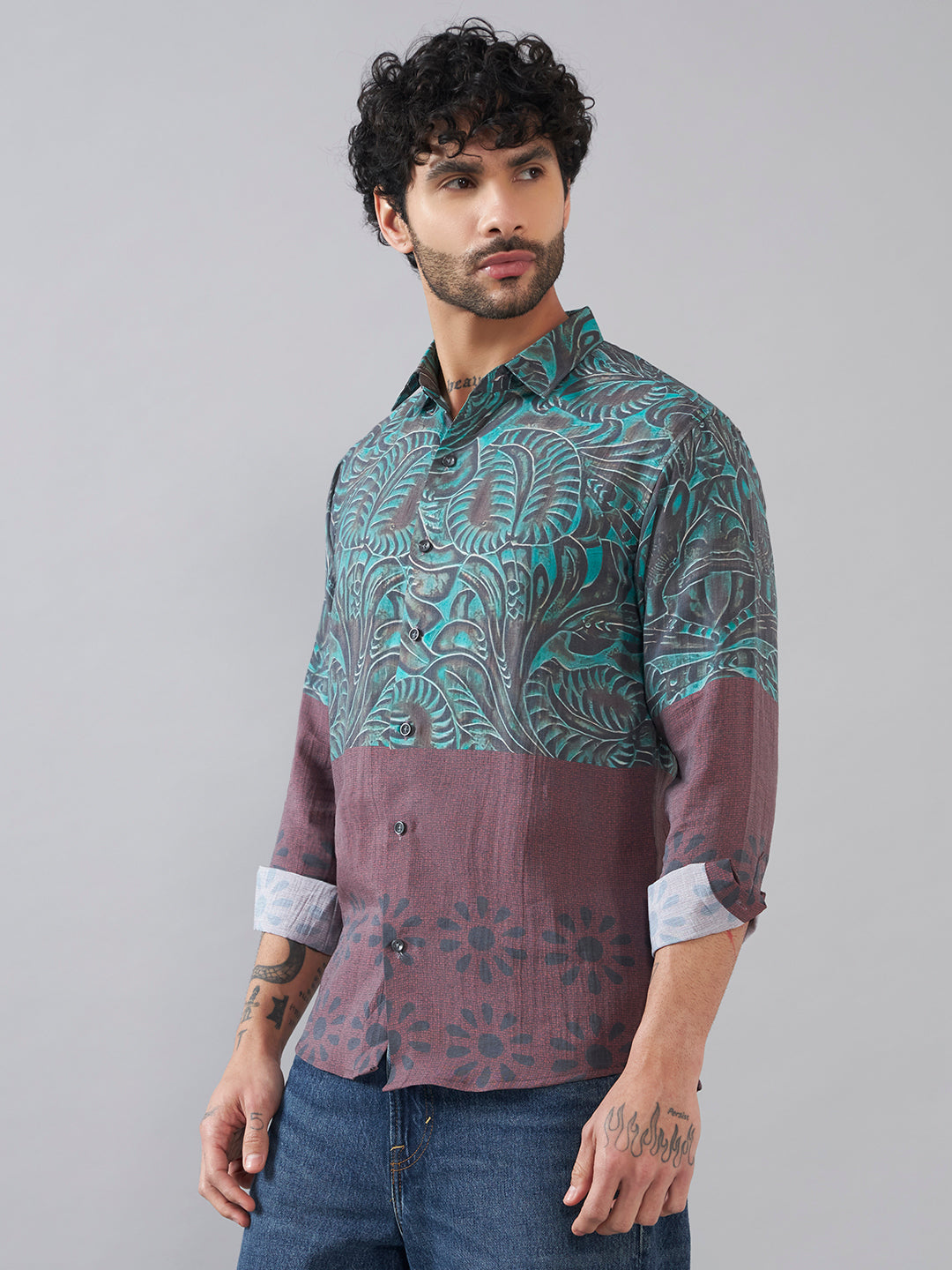 The Pattern Block Dual Print Shirt