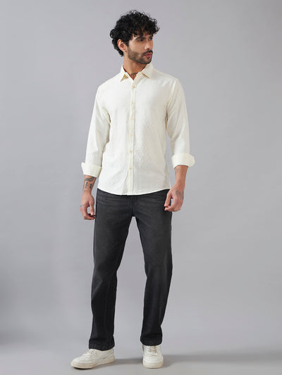 The Ivory Slub Textured Shirt