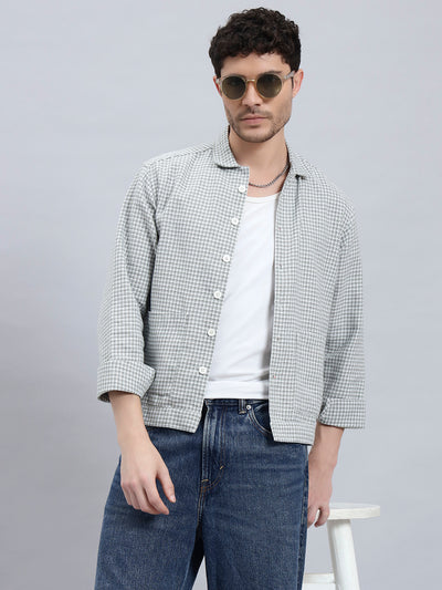 Beige Cotton Shacket