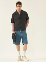 Ivory Pink Check Cotton Shirt