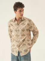Men’s Cotton Printed Full Sleeve Summer Shirt – Regular Fit