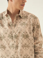 Men’s Cotton Printed Full Sleeve Summer Shirt – Regular Fit