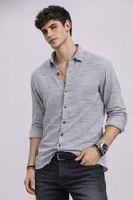 Urban Texture Cotton Regular Fit Shirt