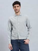 Beige Cotton Shacket