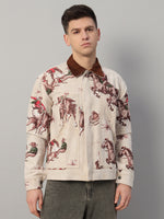 Western Trail Cowboy Printed Cotton Twill Jacket
