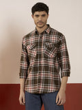 REBELAW Oversized Statement Shirt – Full Sleeve | Double Pocket | Back Print