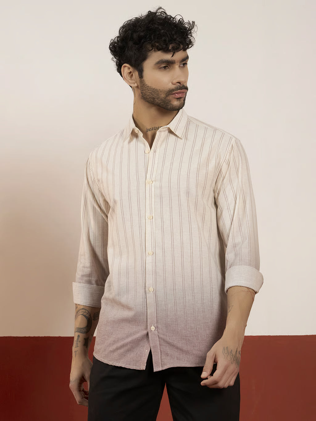 The Gradient Pinstripe Button-Down
