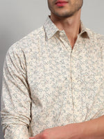 REBELAW Satin Printed Full Sleeve Shirt – Regular Fit
