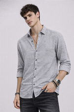 Urban Texture Cotton Regular Fit Shirt