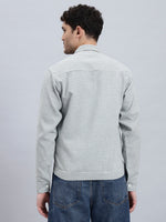 Beige Cotton Shacket