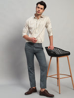 REBELAW Satin Printed Full Sleeve Shirt – Regular Fit