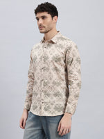 Men’s Cotton Printed Full Sleeve Summer Shirt – Regular Fit