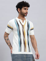 Men’s Short Sleeve Printed Polo Shirt